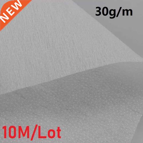 10M Non-woven Fusible Interfacing Back Glue Cloth-lined Soft