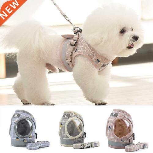 Dog Harness Reflective Puppy Kitten Collars Breathable Mesh