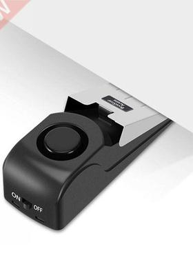 Wireless Wedge Shaped Floor Metal Door Stop Alarm For Travel