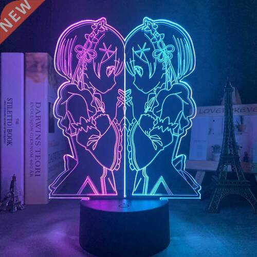 Anime d Lamp Rem and Ram From Re Zero Starting Life In Anot