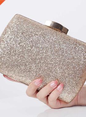 Golden Purse Luxury Designer Clutches for Women 2022 New Cro