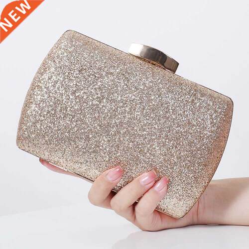 Golden Purse Luxury Designer Clutches for Women 2022 New Cro