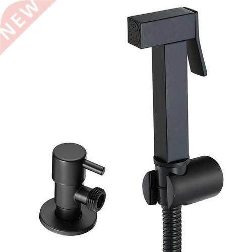 Black Bidet Faucet Washer Stainless Steel Single Cold Higien