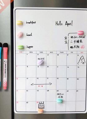 A3 Magnetic Whiteboard Fridge Magnets Dry Wipe White Board M