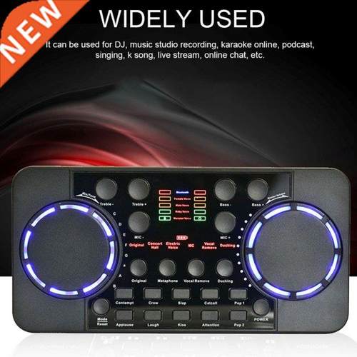 V300 Pro Live Streaming Sound Card 10 Sound Effects Bluetoot