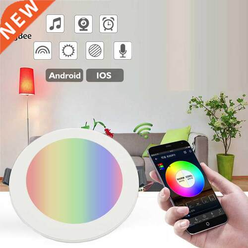 Tuya Zigbee3.0 Home Smart LED Downlight RGBCW Round Ceiling