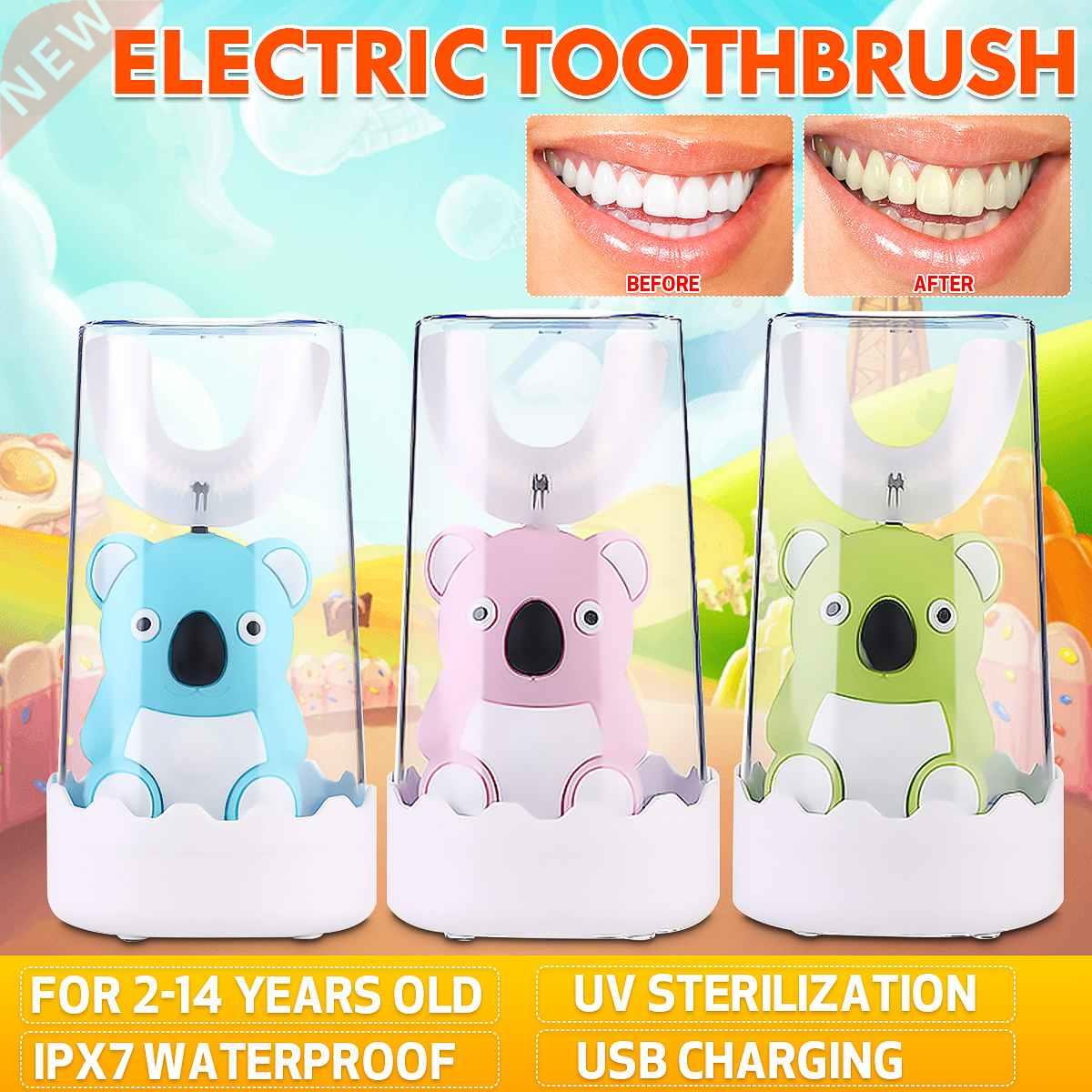 Ultrasonic U Type Electric Toothbrush  Modes 60° Smart