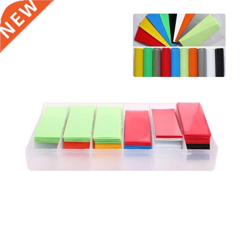 280Pcs/set PVC Heat Shrink Tubing Tube Wrap Kit 适用于 18650