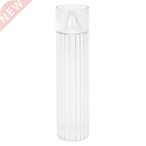 Pillar Candle Mold Cylinder Rib Plastic Candle Molds 6 Inch