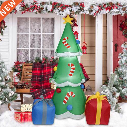 Christmas Inflatable Snowman LED Light Xmas Toys New Year