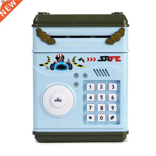 Electronic Password Money Box Code Key Lock Piggy Bank Autom