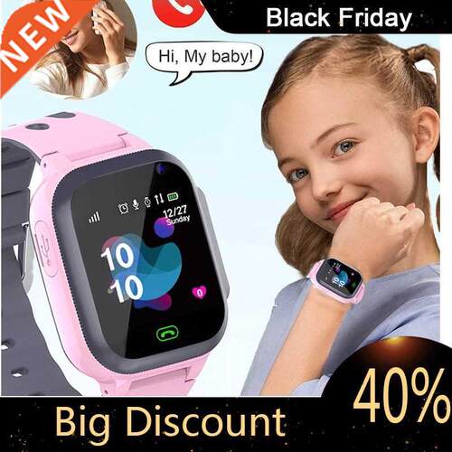 2021 kid Phone call Kids Smart Watch for children SOS Antil-