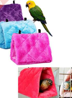 Pet bird parrot parakeet budgie warm hammock cage hut tent