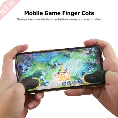 2x Gaming Finger Thumb Sleeve Gloves Sweat Proof Controller