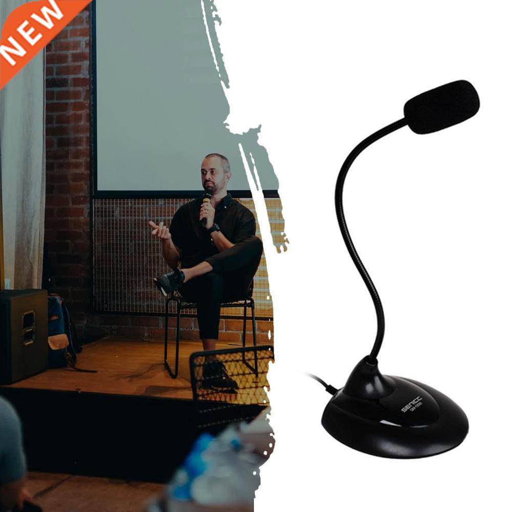 Wired gooseneck microphone with omnidirectional microphone c