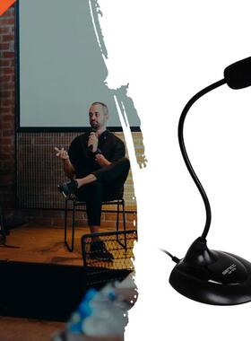 Wired gooseneck microphone with omnidirectional microphone c