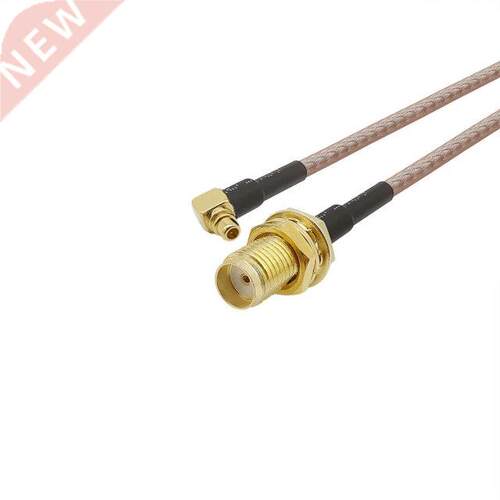 RG178 Right Angle MMCX Male Plug to SMA Female Jack Connecto