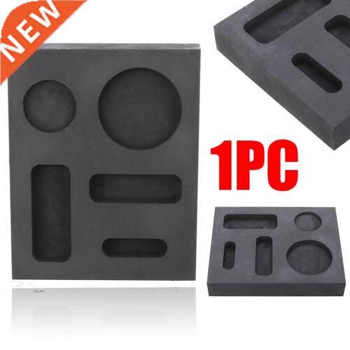 Black Graphite Casting Ingot Bar Melting Mold Five Holes Ing