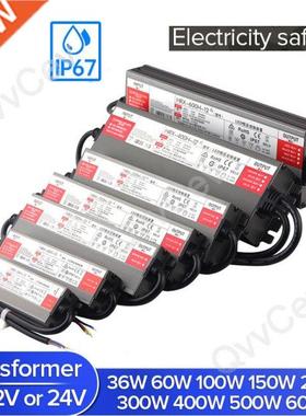 LED Driver IP67 Waterproof Lighting Transformers AC100V-265V
