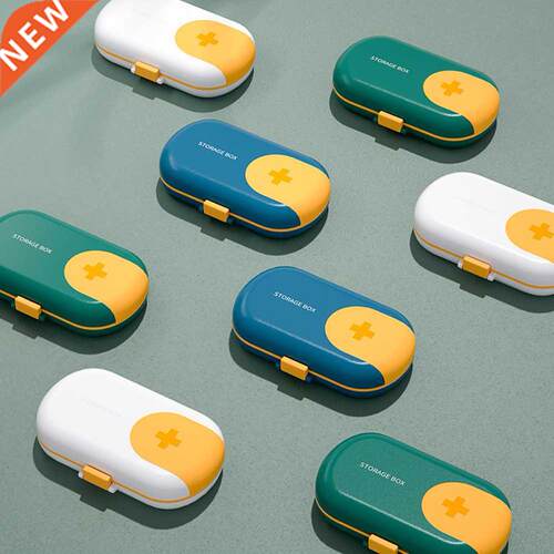 4/6 Grids Portable Travel Pill Case Pill Cutter Organizer Me