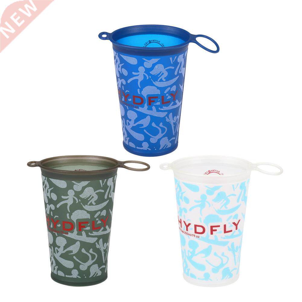 Portable TPU Folding Soft Water Cup Collapsible Travel Cup