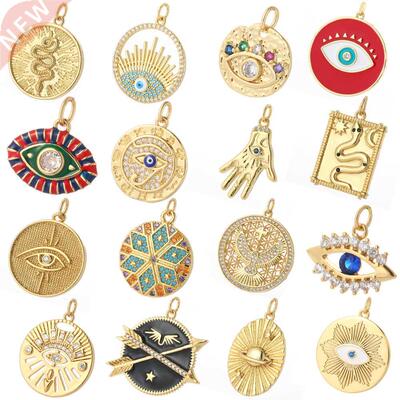 Evil Blue Eye of Horus Designer Jewelry Charms Snake Eagle P