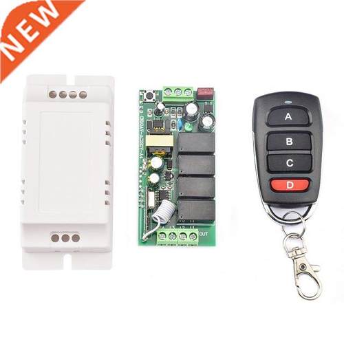 433MHz Universal Wireless Remote Control AC 90V-240V 4-Way W