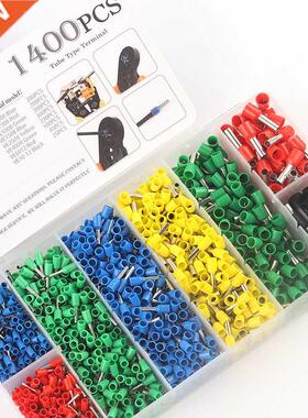 1400PCS Cable Wire Connector Electrical Tube Terminals Multi
