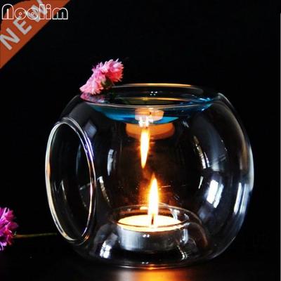 NOOLIM High Quality Glass Oil Burner Candle Aromatherapy Oi
