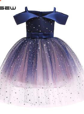 Princess Kids Bby Fncy Wedding Dress Lce Forml Prty Dr
