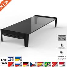 Desktop Monitor Notebook Laptop Stand Space Bar Non-slip Des