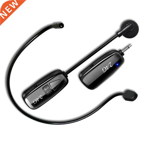2.4G Wireless Microphone Head-Wearing Microphone Mic For Pho