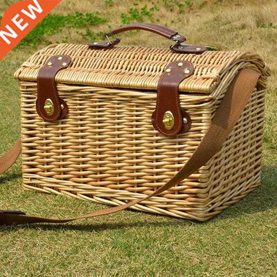 Wicker picnic basket picnic basket rattan large outdoor