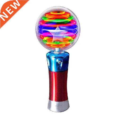 Glowing Star Round Ball Sticks Light Up Spinning Ball Wand
