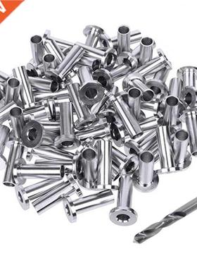 65Pack Stainless Steel Protector Sleeves for 1/8 5/32 or 3/1