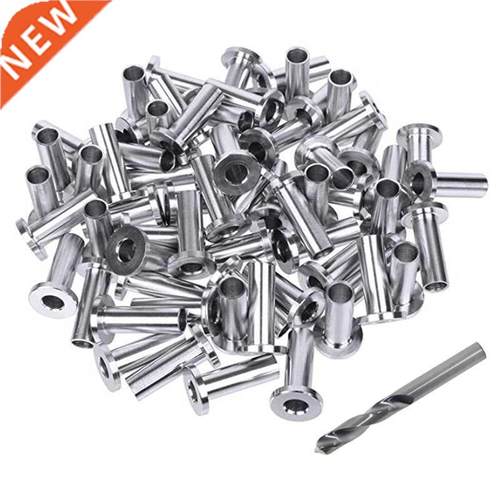 65Pack Stainless Steel Protector Sleeves for 1/8 5/32 or 3/1