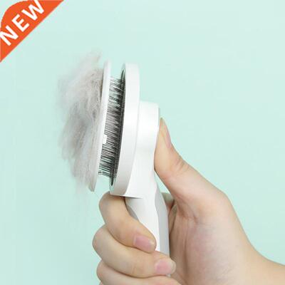 Self Cleanng Slcker Brush For Dog And Cat Removes Undercoa