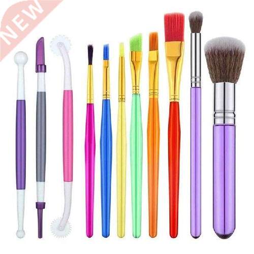 11 Pcs Cake Decorating Brushes Tools Set Cookie Decorating