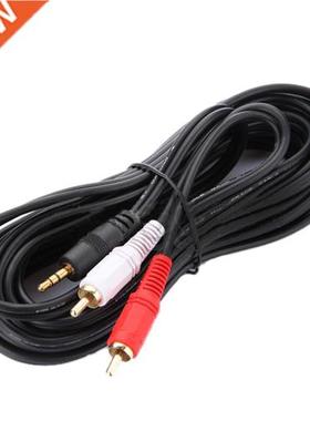 5m jack Cinch AUX audio cable 3.5mm jack on 2 * RCA RCA plug