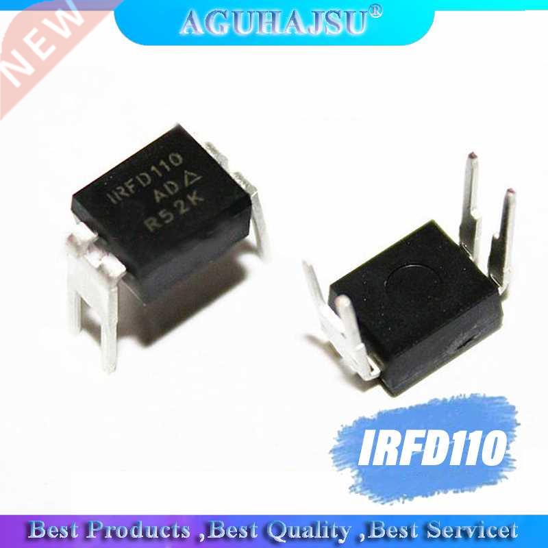 10pcs/lot IRFD110 IRFD110 FD110 DIP-4 In Stock