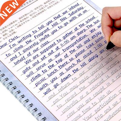3 book/set Hengshui English copybook + pens handwriting groo