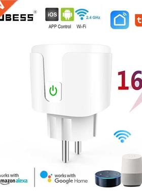 AUBESS 16A Tuya WF Smart Socket Wth Tmer EU Plug