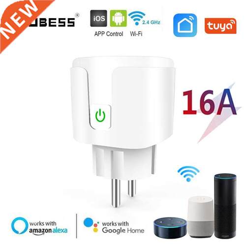 AUBESS 16A Tuya WF Smart Socket Wth Tmer EU Plug