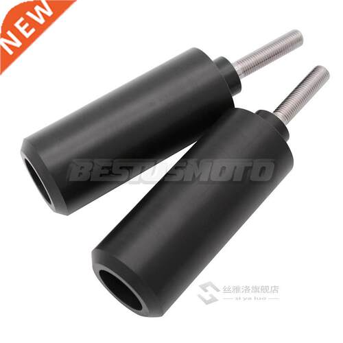 Motorcycle Black Carbon No Cut Frame Sliders Crash Falling P