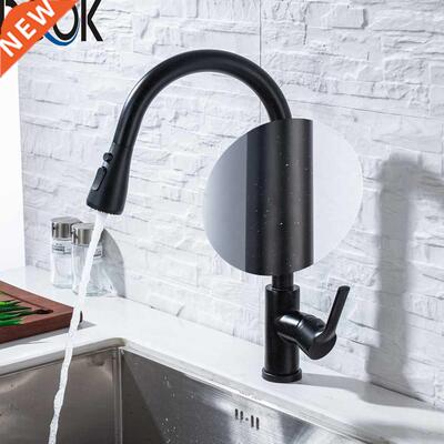 Kitchen Faucet Blacked Single Handle Pull Down White Kitchen