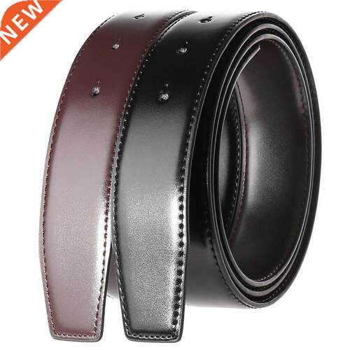 3.4cm Wide Double-sided Cow Reversible Leather Pin Buckle Be