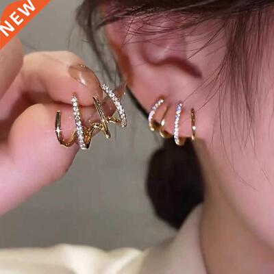 Korean Earing Claw Ear Hook Clip Earrings for Women Four-Pro