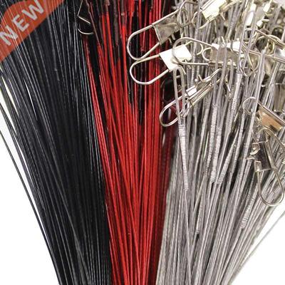 20pcs/Lot Fishing Steel Wire Leader With Swivel Fishing line
