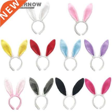 Plush Rabbit Ear Hair Hoop Bunny Ears Heband Theme Party