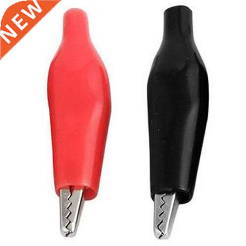 20Pcs/lot Blck Red Soft Plstic Coted Testing Probe llig